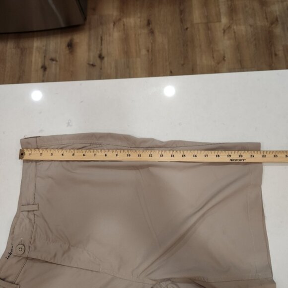 Johnnie-O Mulligan Shorts Mens 38 Khaki Prep-Formance Flat Front Stretch Golf - Picture 12 of 15